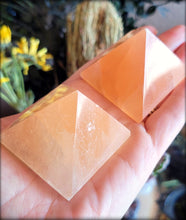 Load image into Gallery viewer, Orange Selenite Pyramid