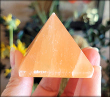Load image into Gallery viewer, Orange Selenite Pyramid