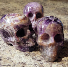 Load image into Gallery viewer, Chevron Amethyst Skull