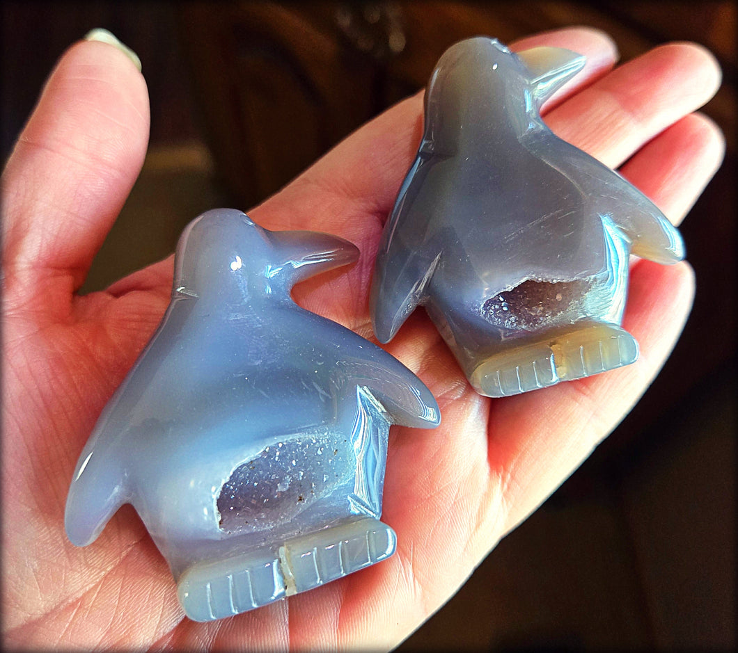 Druzy Agate Penguin