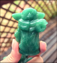 Load image into Gallery viewer, Green Aventurine Baby Grogu
