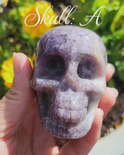 Load and play video in Gallery viewer, Chevron Amethyst Skull
