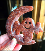 Load image into Gallery viewer, Ghost in Moon Carving
