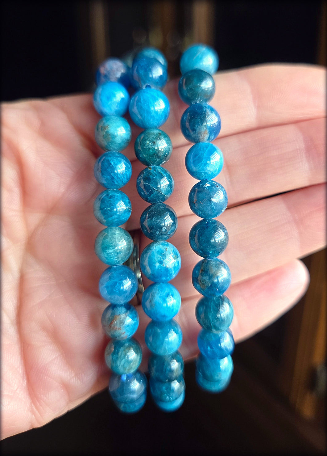 Blue Apatite Bracelet